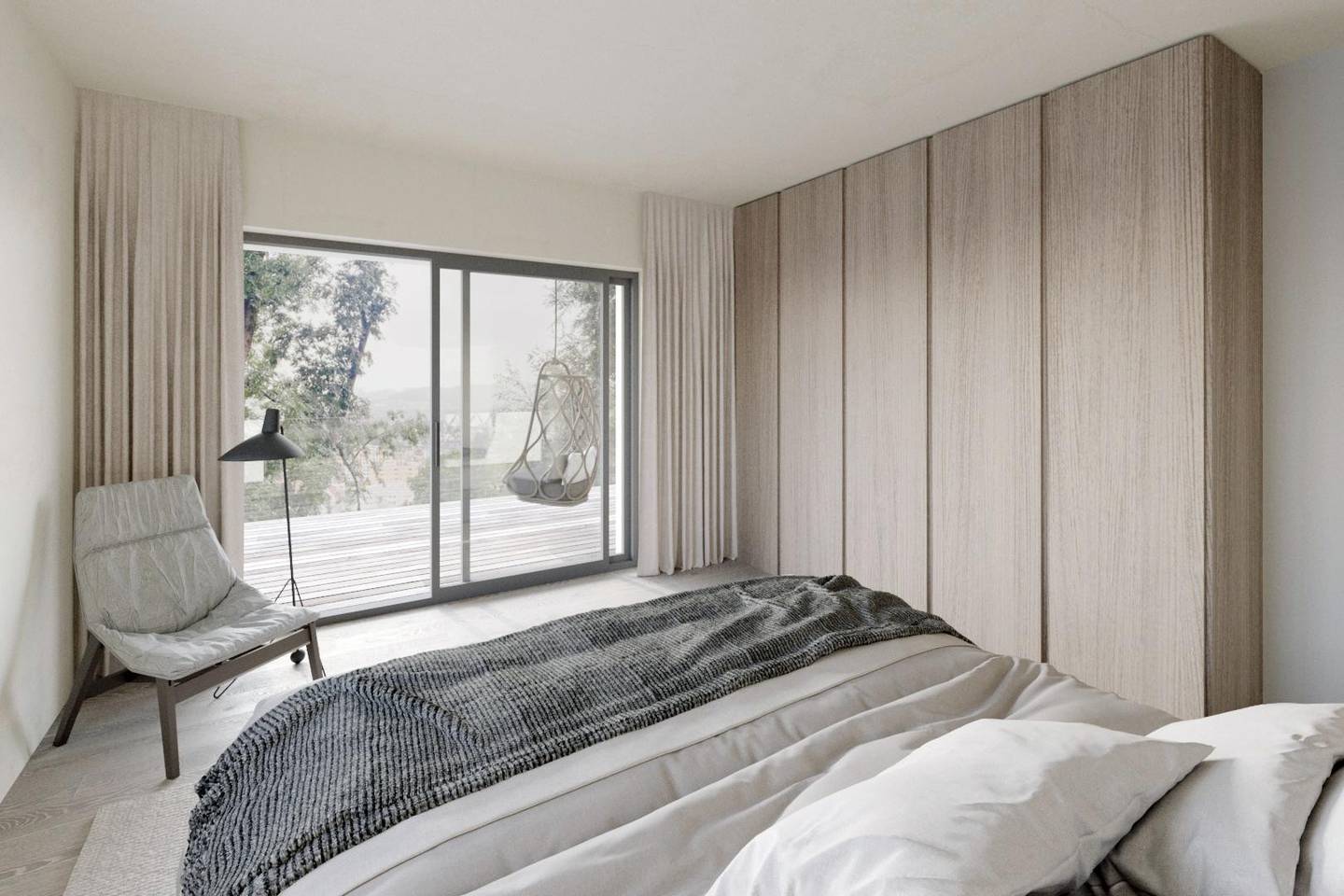 Penthouse with two terraces and wide view