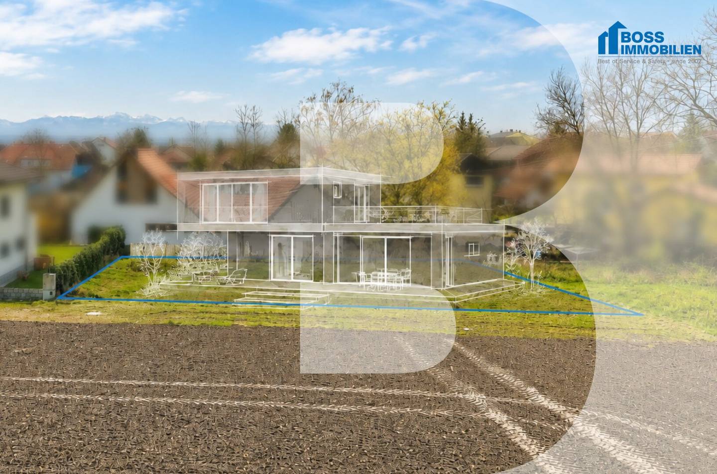 705 m² building plot | quiet, flexible, no building obligation