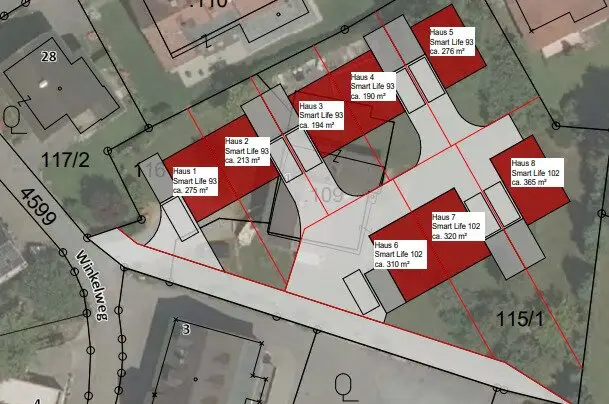 New construction: semi detached houses in a central location in Höchst