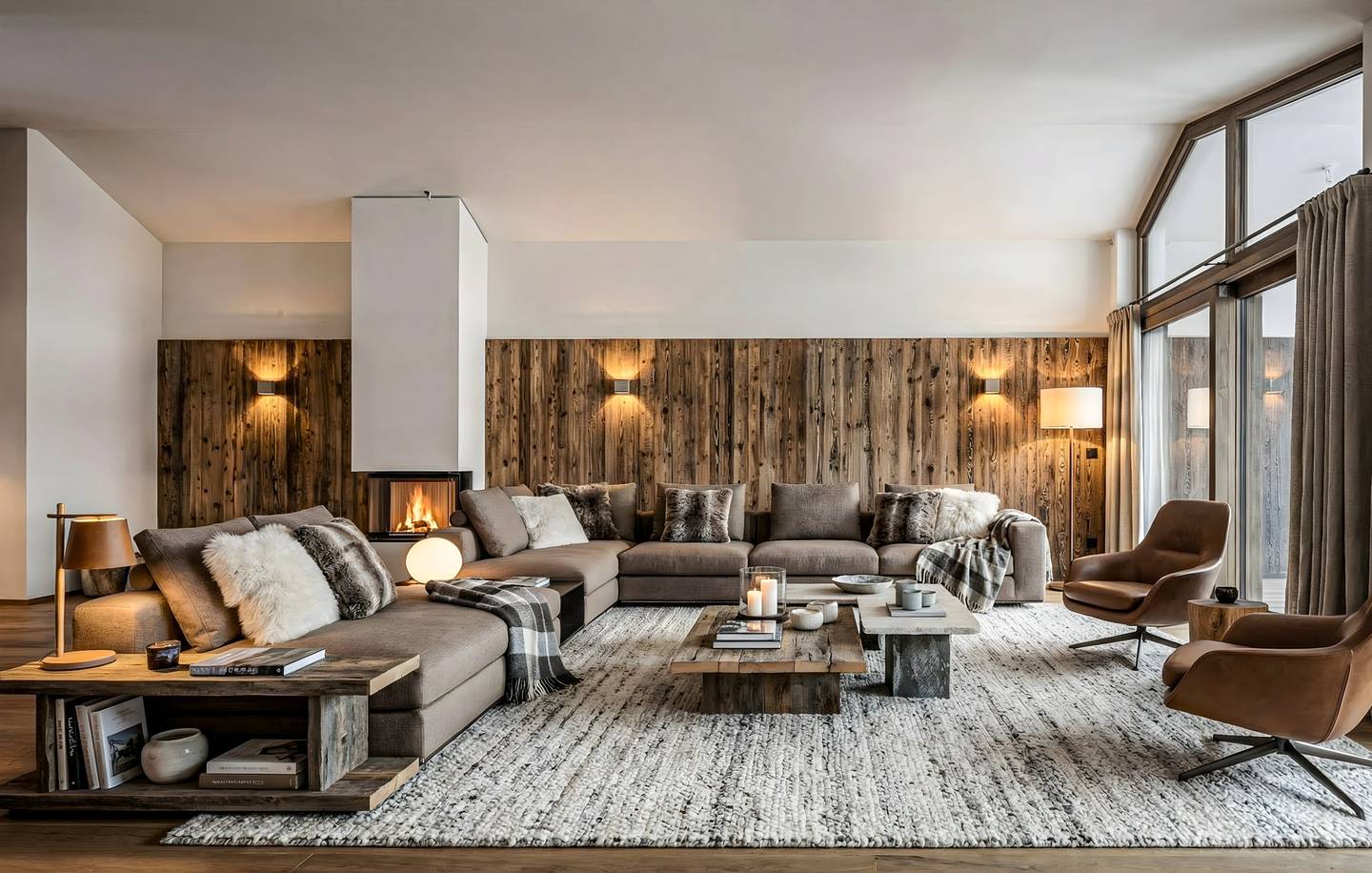 Top floor apartment with terraces in a quiet area