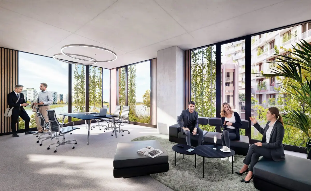 Wohnung direkt am Wasser im Pier 05 Quartier