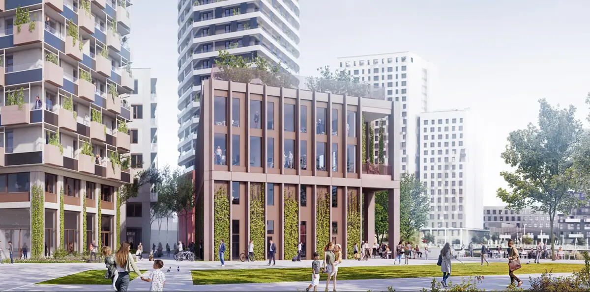 Wohnung direkt am Wasser im Pier 05 Quartier
