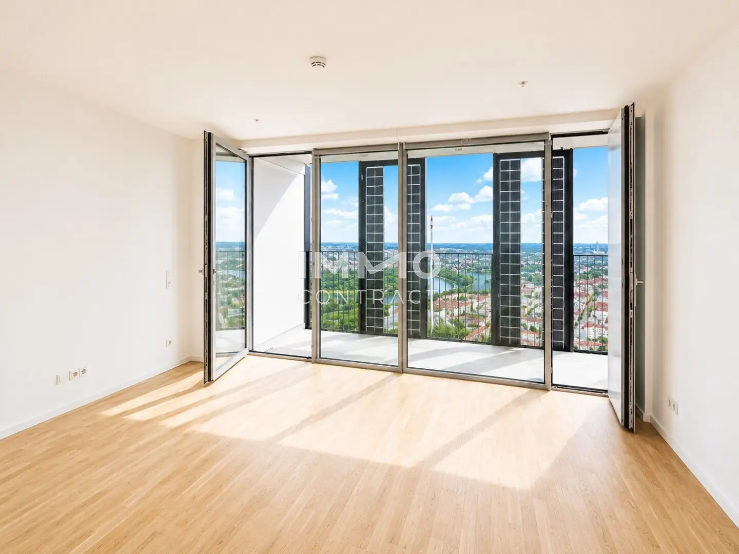 Exclusive 2-Room Apartment in DC2 Tower, 33rd Floor with Loggia and Kaiserwasser View