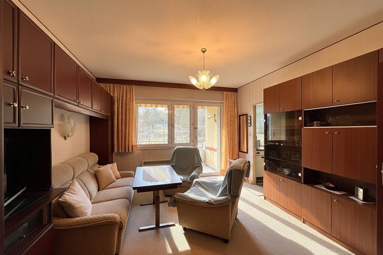 Wohnung ruhige Westlage Loggia Tiefgaragenplatz