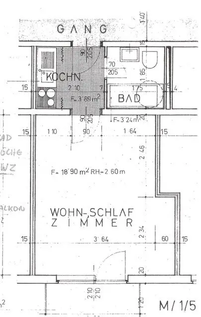 Innsbruck - Vermietete Garçonnière mit Südbalkon in Kliniknähe