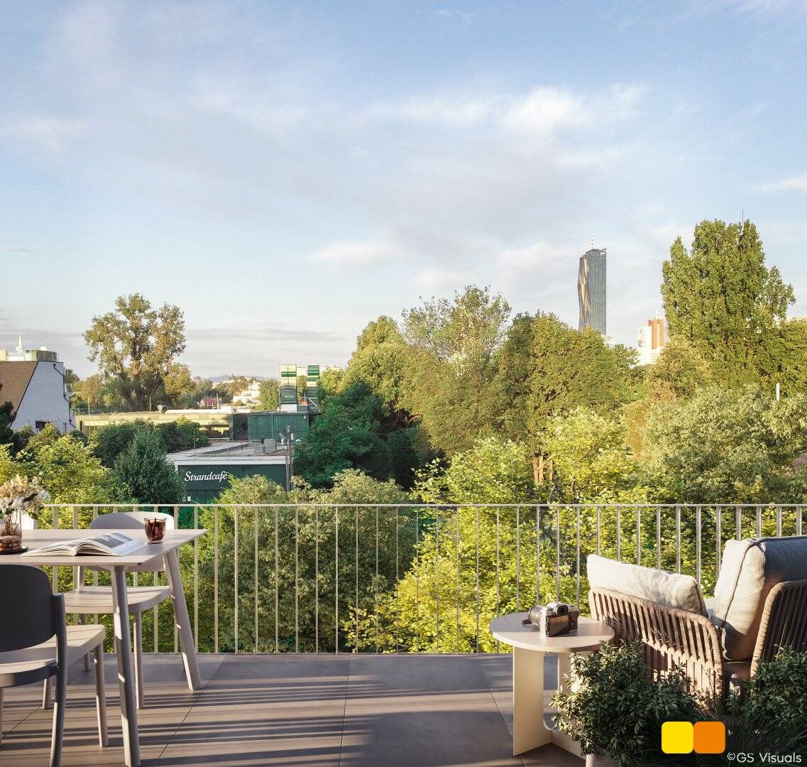 Wohnung Neubau nahe der Alten Donau mit Balkon