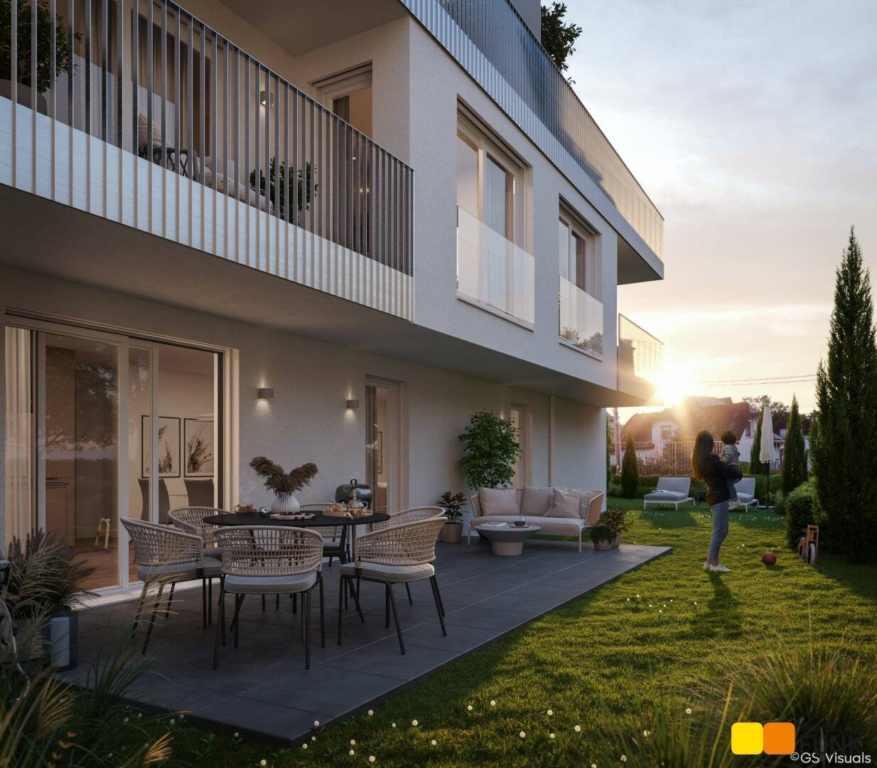 Wohnung Neubau nahe der Alten Donau mit Balkon
