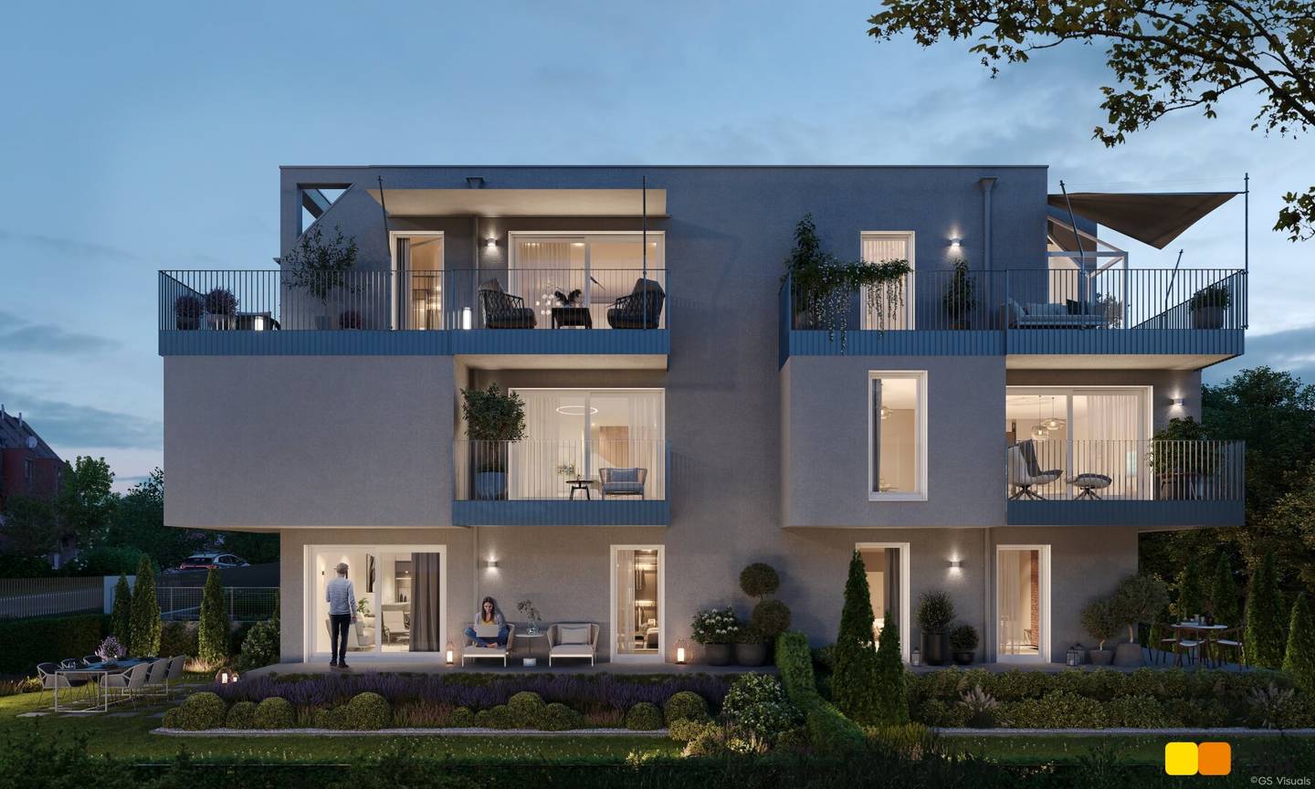 Top floor apartment with terrace near the Alter Donau