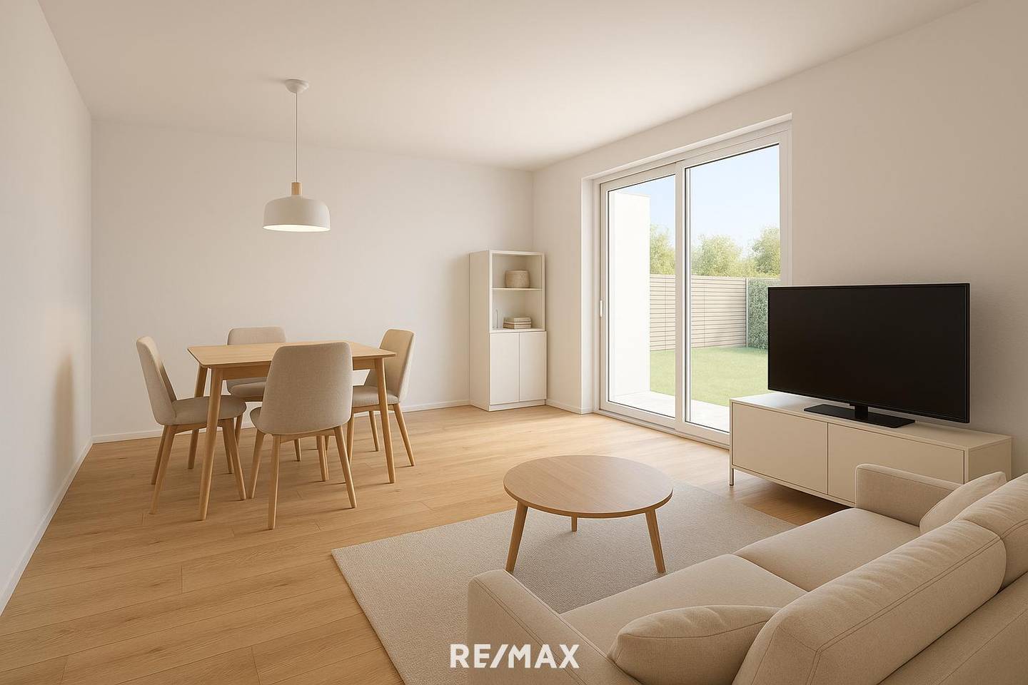 Apartment in city center new build with garden