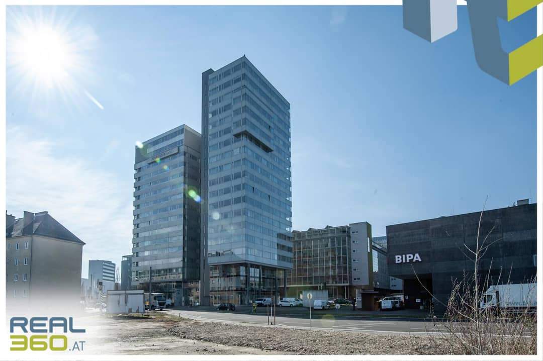 Modern Office in City Tower II, Central Location Linz City Center