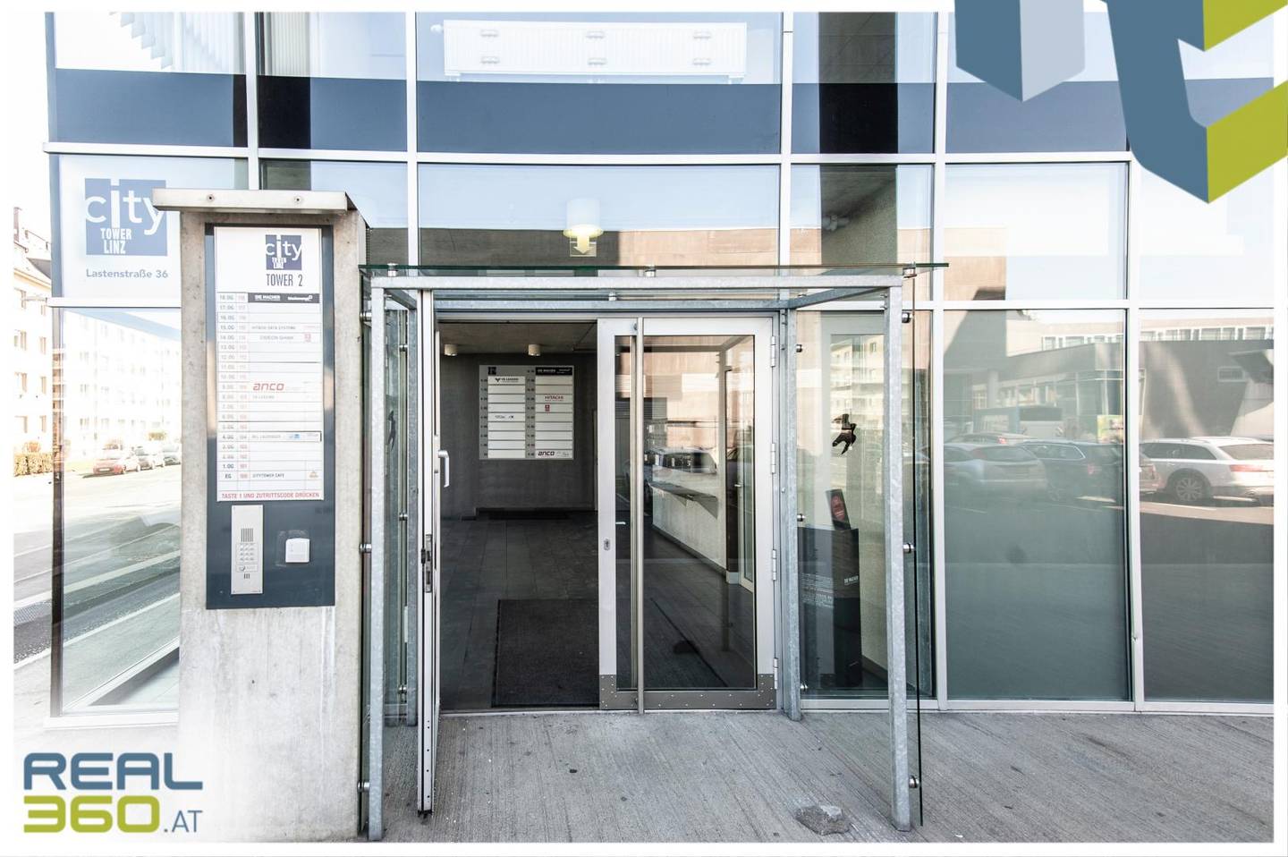 Modern office 273.87 m² City Tower II central inner city location Linz