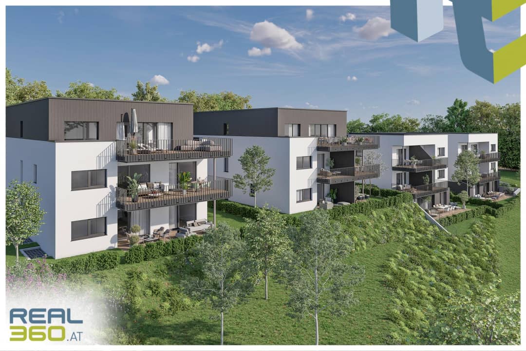 Panorama Wohnung mit Loggia nahe Krottensee