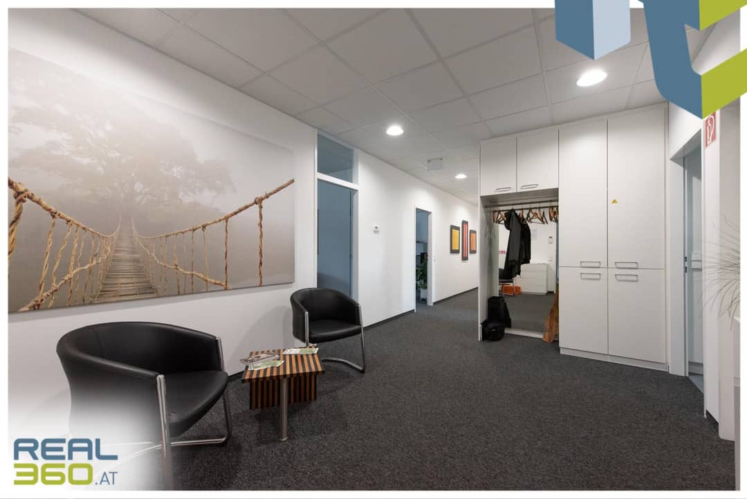 Representative office space 430 m² on 3rd floor, prime city center location Linz