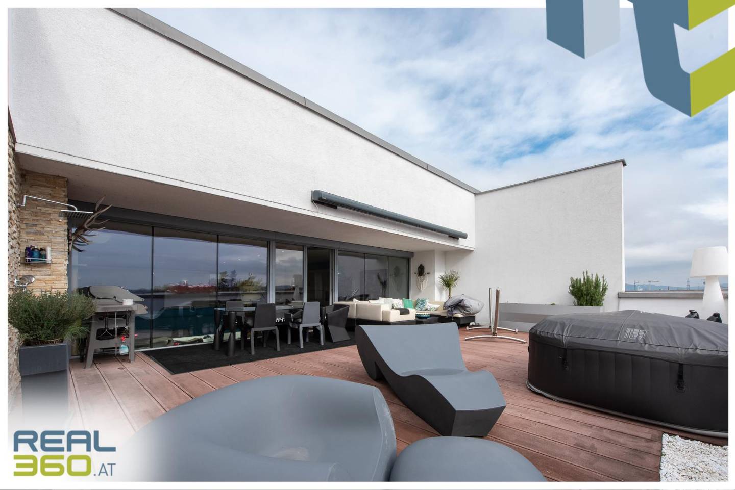 Loftwohnung mit Dachterrasse und ruhiger Lage