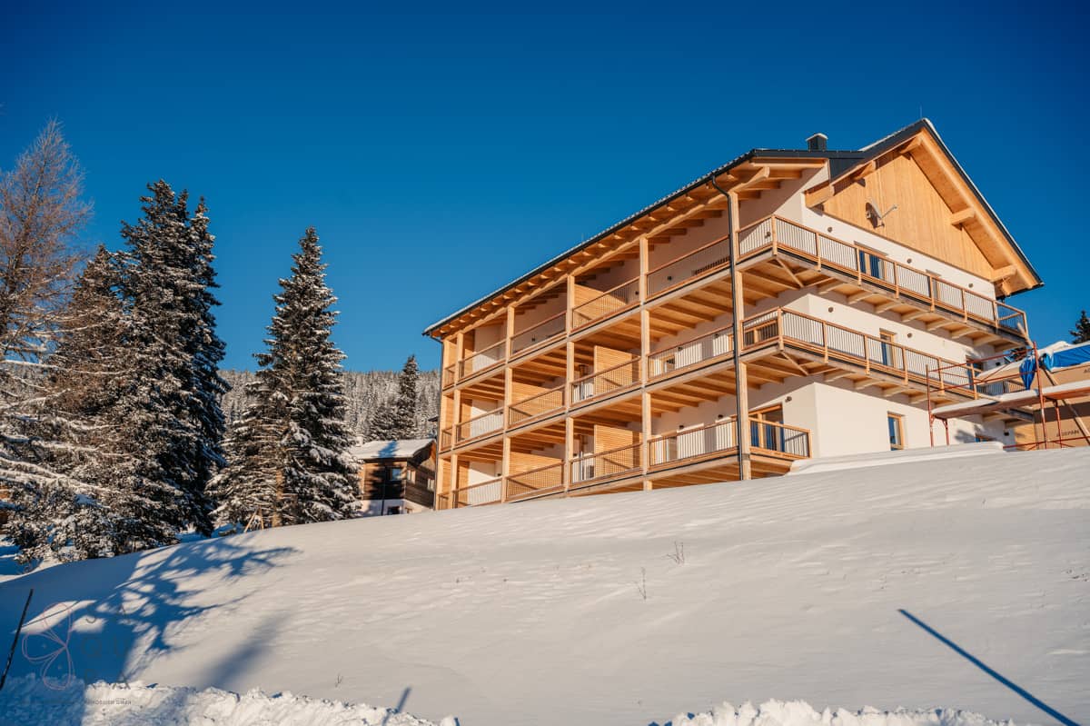 Apartment Weinebene near ski lift sunny terrace