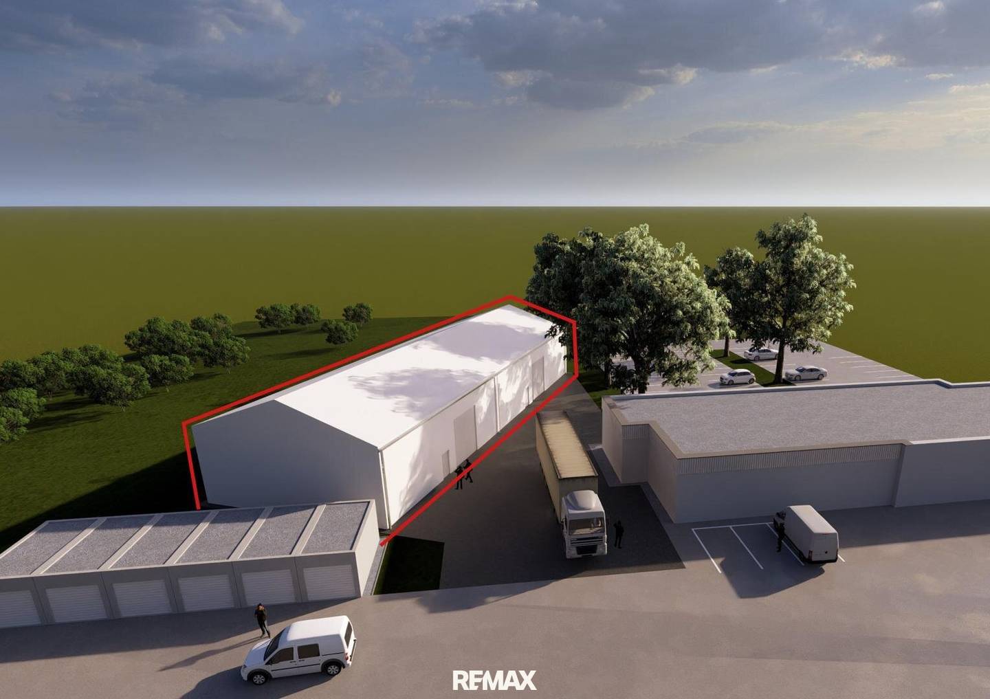 Flexible Warehouse and Plan Halls New Build Centrally Located in Amstetten