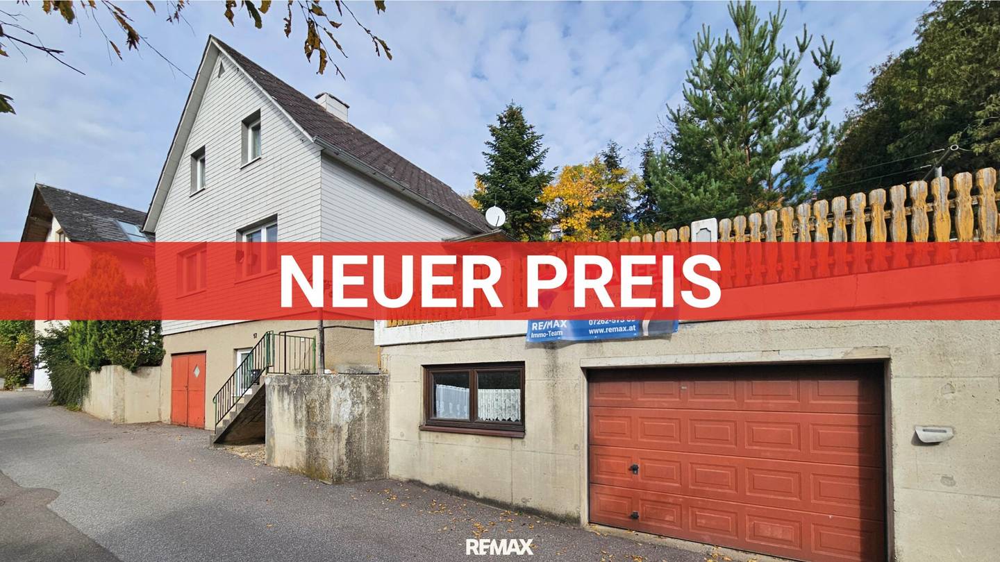 Single-family house with great view in quiet settlement in Dietsam near Pöggstall