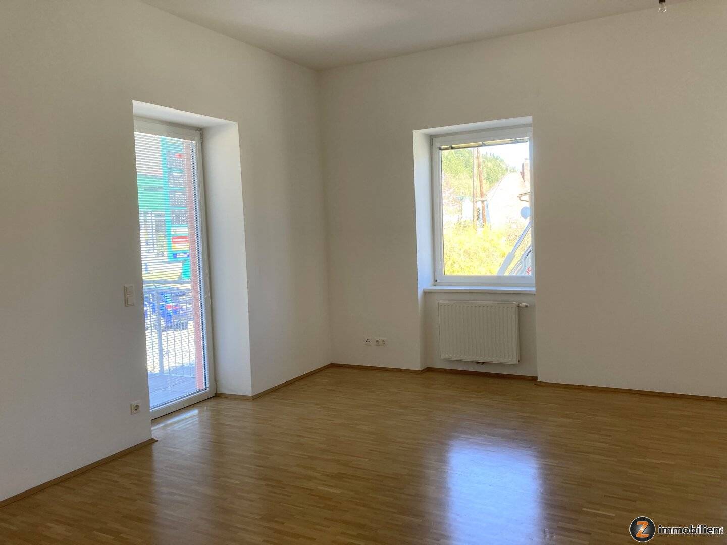 Apartment with balcony barrier free near center
