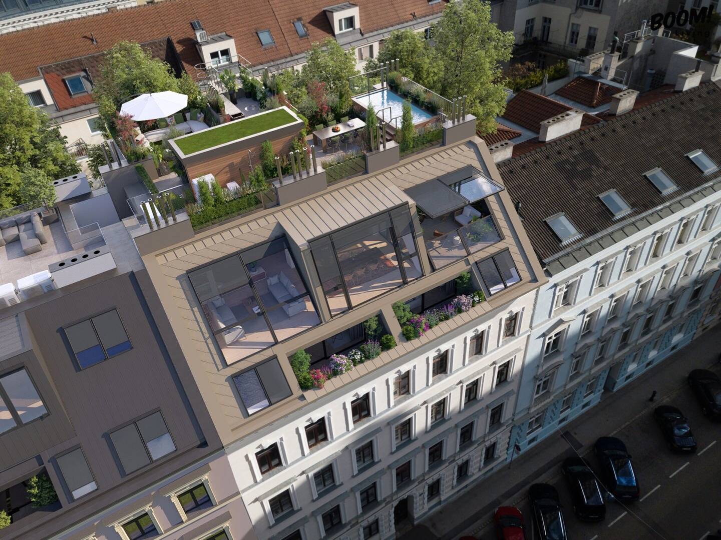 Penthouse Living in prime location of the 3rd district - Embassy Quarter/Stadtpark