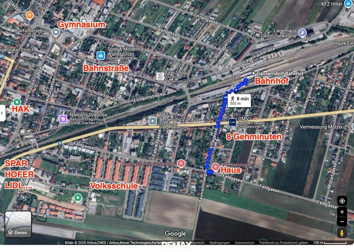 Gänserndorf Bestlage - Bagrundstück für 2 Häuser