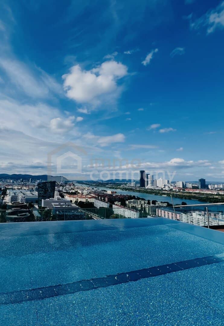 Brand new apartment roof terrace balcony view