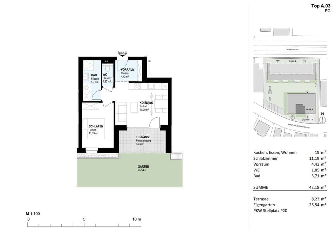 Beautiful Garden Apartment Top A.03 - New Build Project SCHÖN | DORF | BLICK