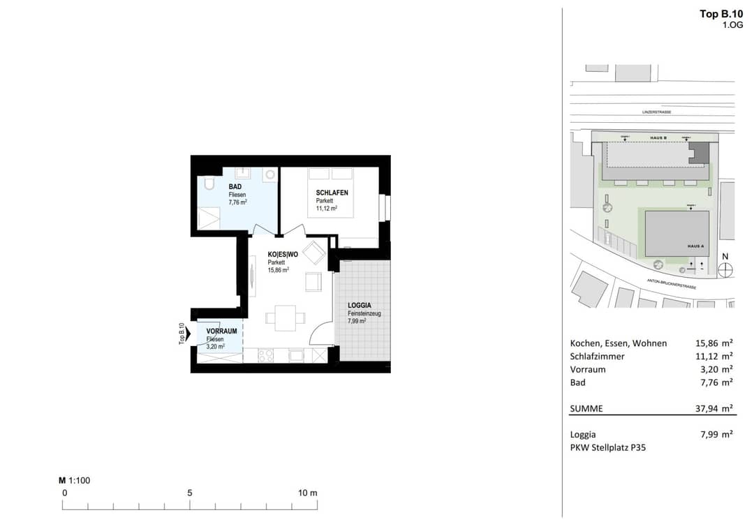 Functional Terrace Apartment Top B.10 - New Build Project SCHÖN | DORF | BLICK