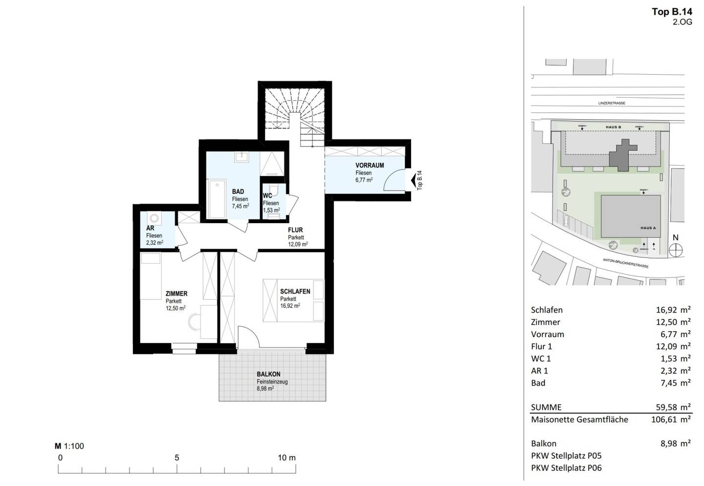 New build terrace apartment in Vöcklabruck
