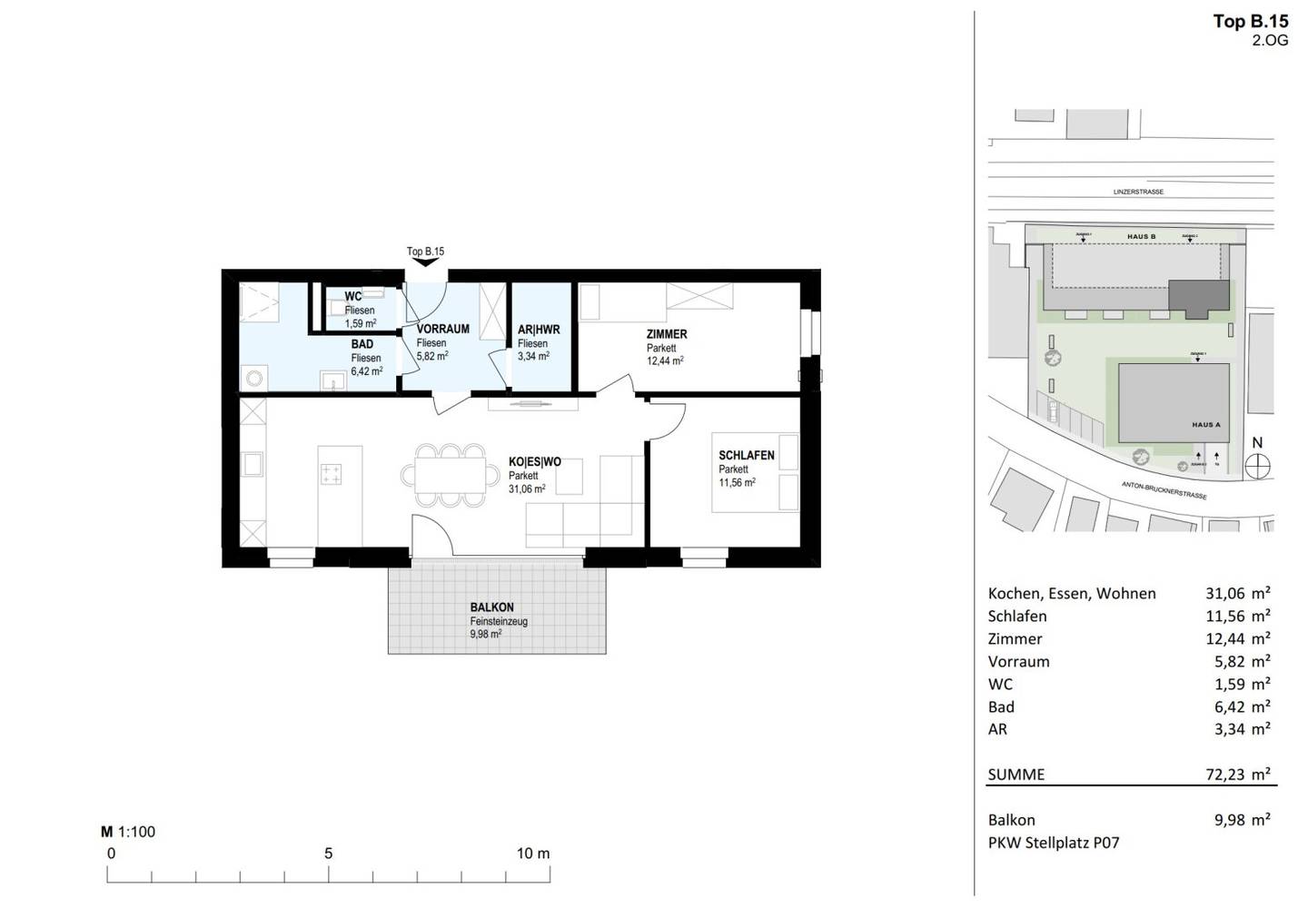 Wohnung Neubau Erstbezug Terrasse nahe Zentrum