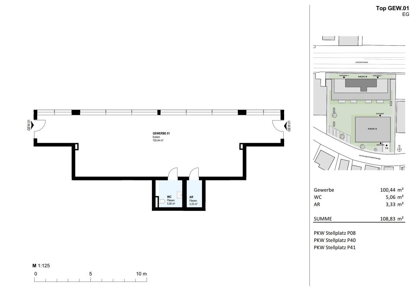 Geschäftslokal 109 m² EG Neubau SCHÖN | DORF | BLICK Vöcklabruck