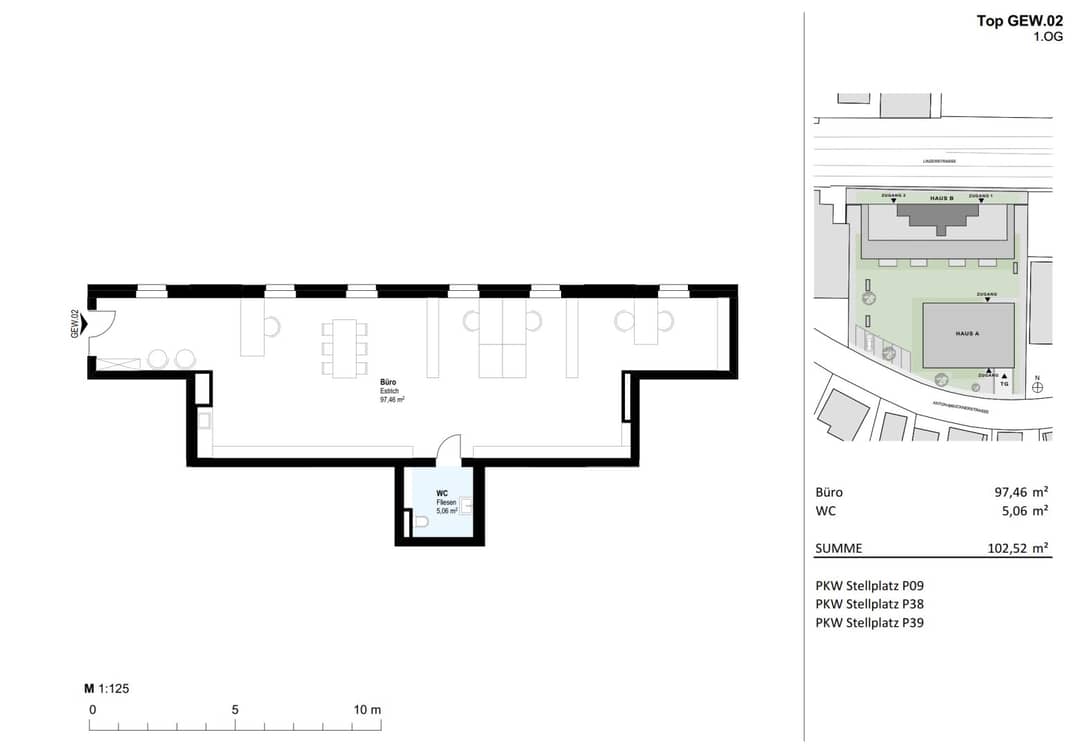 Attractive 103 m² office space in new development SCHÖN | DORF | BLICK, Vöcklabruck