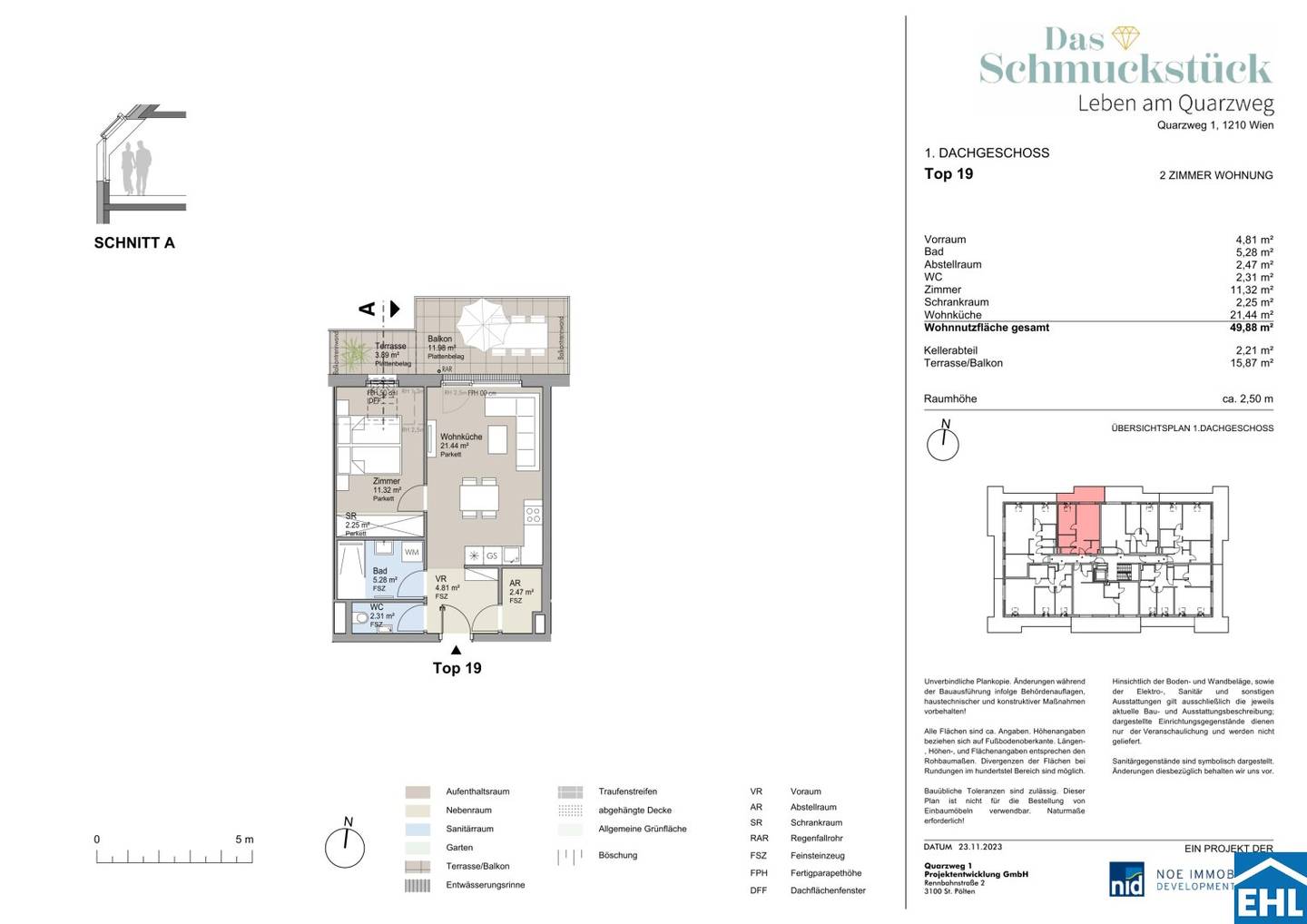 Wohnung Neubau Erstbezug Privater Balkon nahe Donau