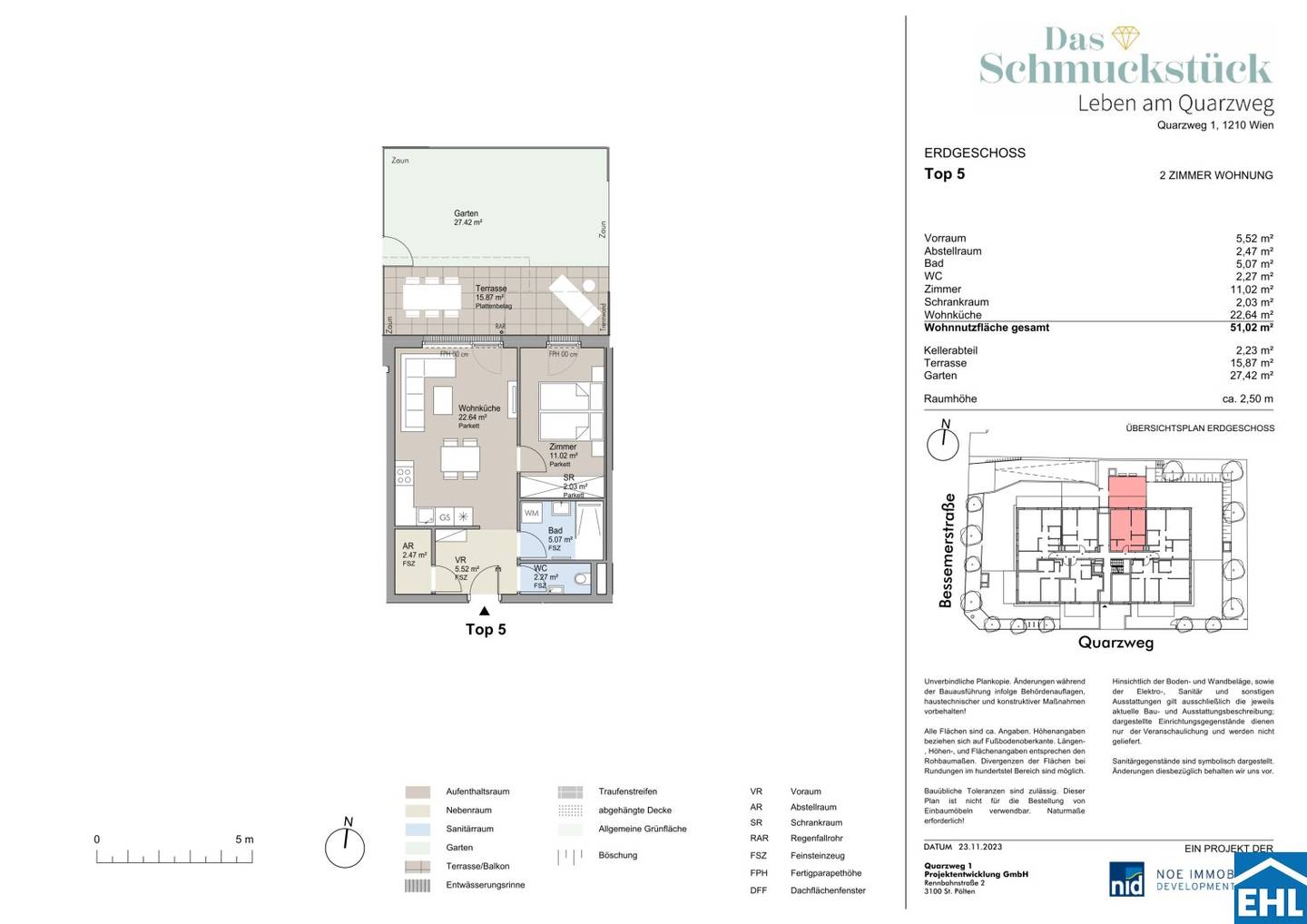Wohnung Neubau Erstbezug private Freifläche