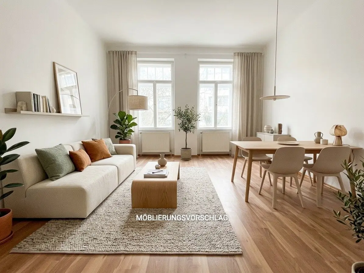 Wohnung ruhiger Altbau nahe U3