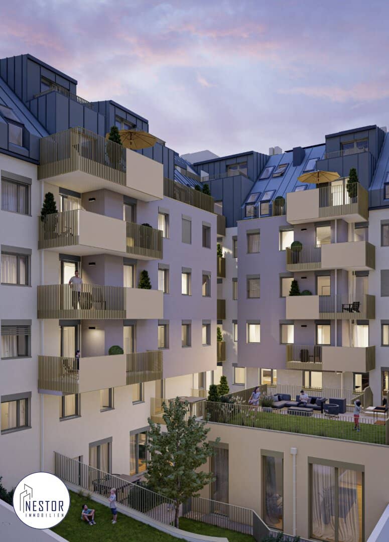 Moderne 4-Zimmer-Eigentumswohnung mit Balkon nahe der Alten Donau