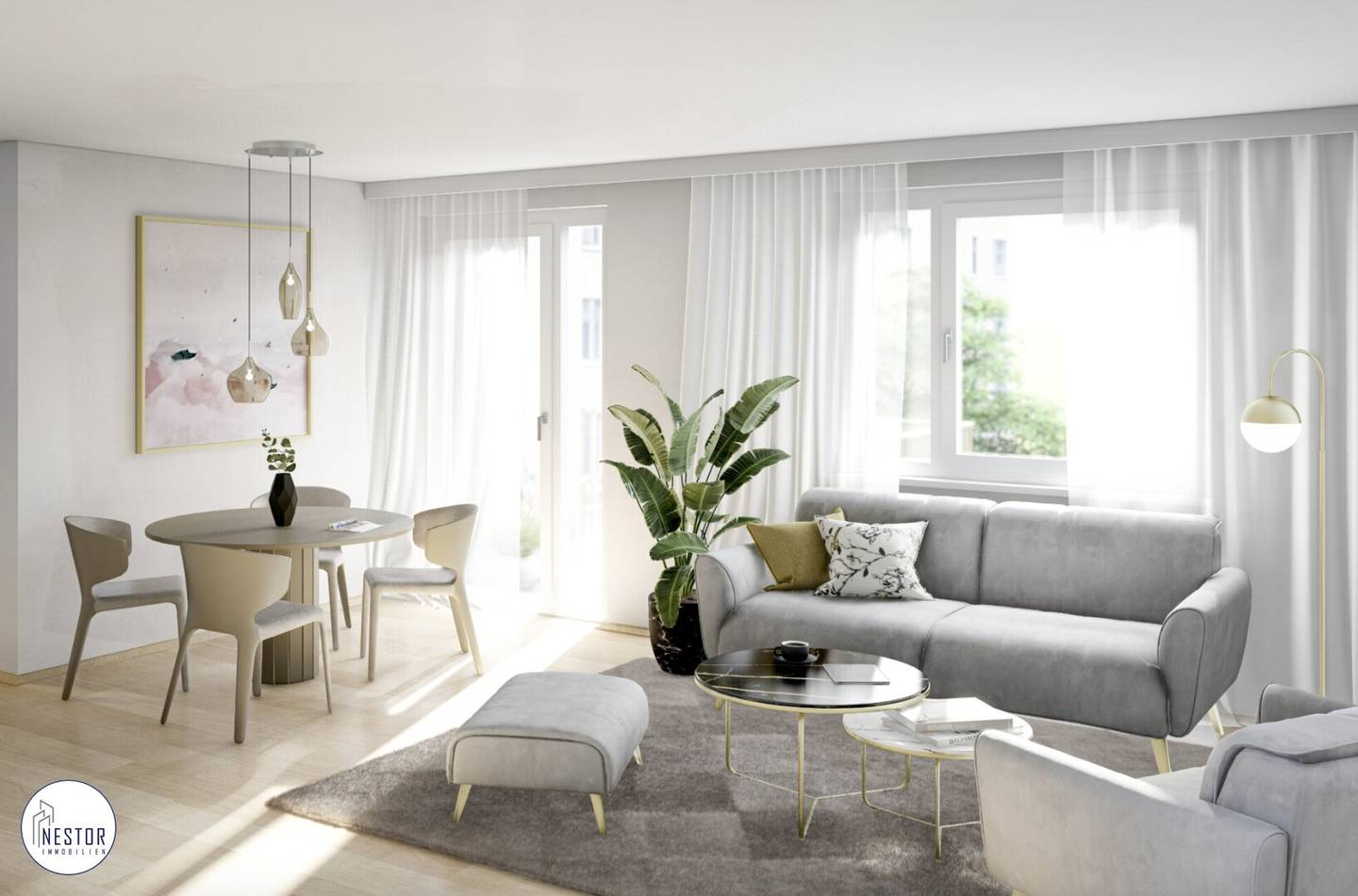 Moderne 4-Zimmer-Eigentumswohnung mit Balkon nahe der Alten Donau