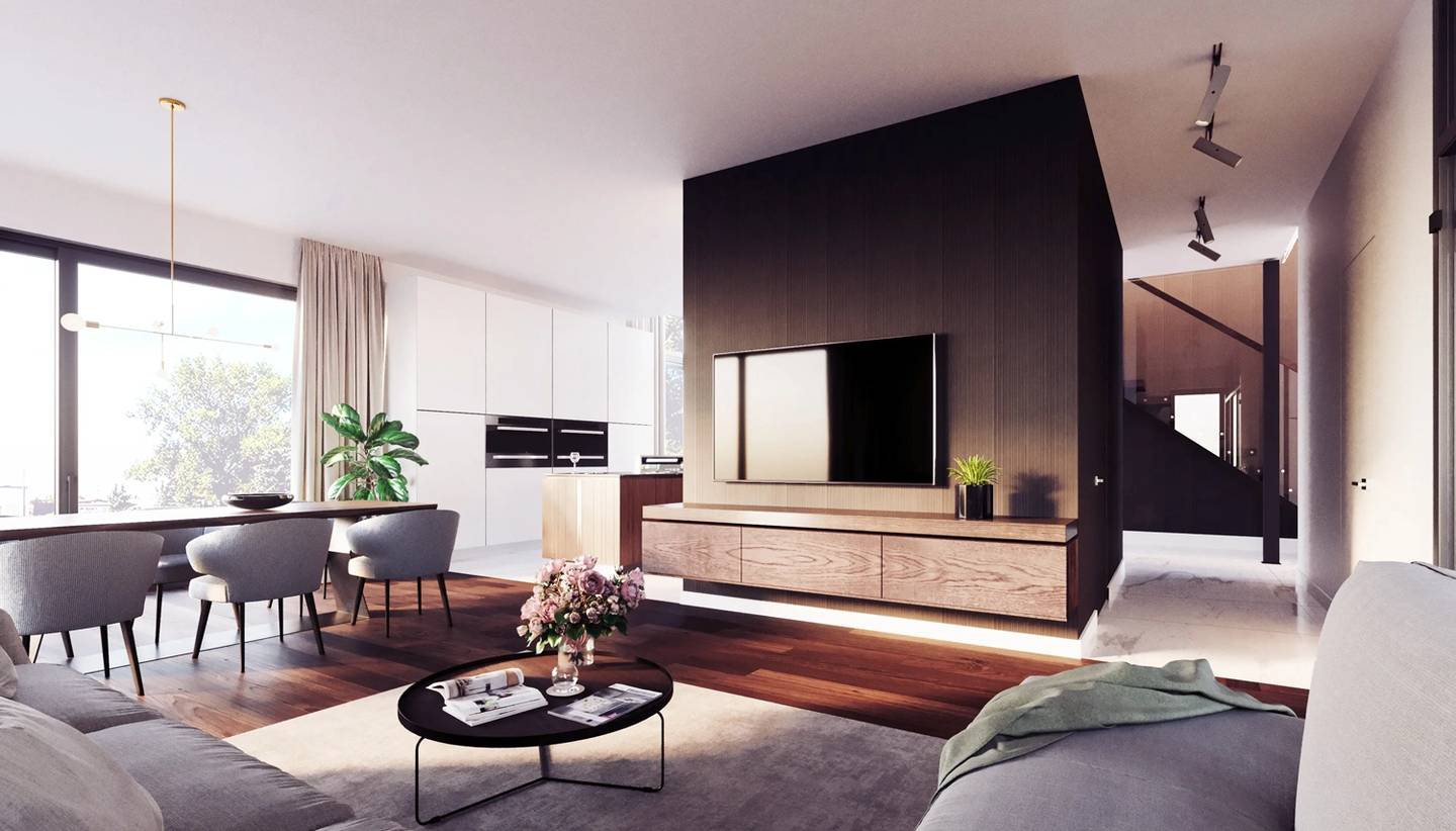 DANWOOD Park 133 Cube – Modern Wooden House in Stegersbach, 132.72 m² New Build