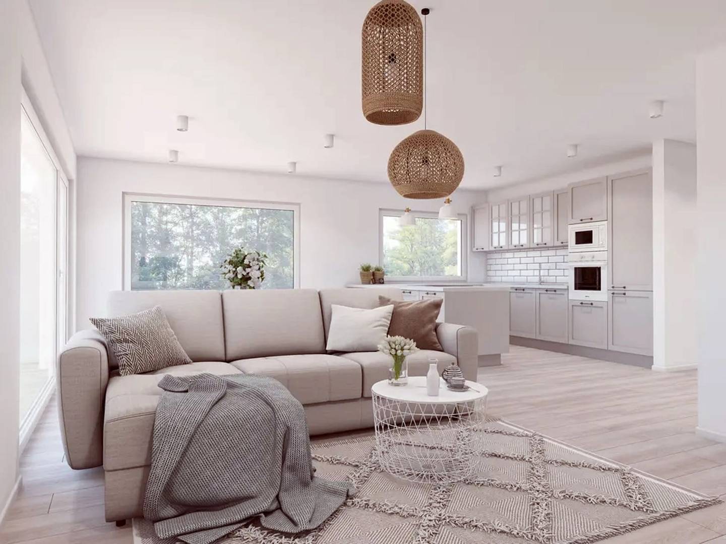 Modern bungalow with 3 rooms in Oberwart / Felsőr, 86.48 m²