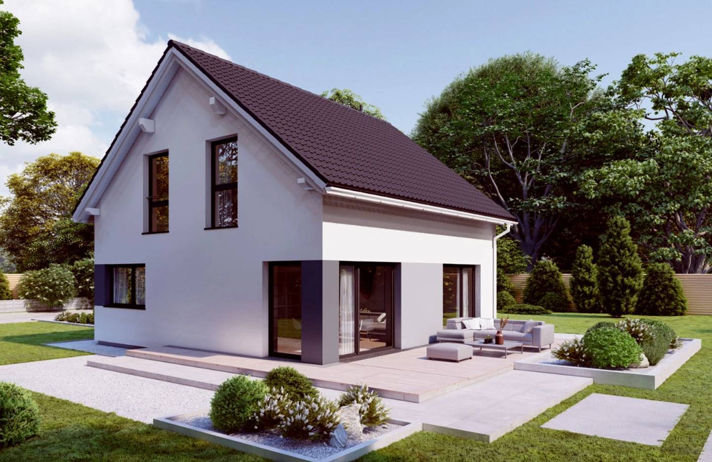 New Build Family Home in Stegersbach, 125 m² Living Space, Commission-Free
