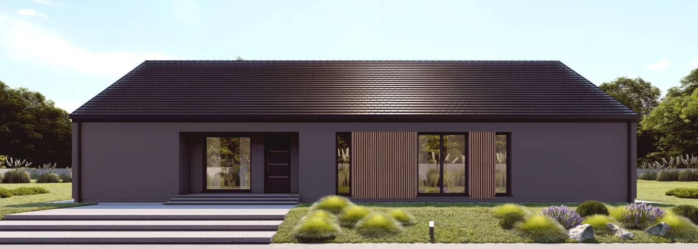 Modern bungalow building plot with castle view in Güssing