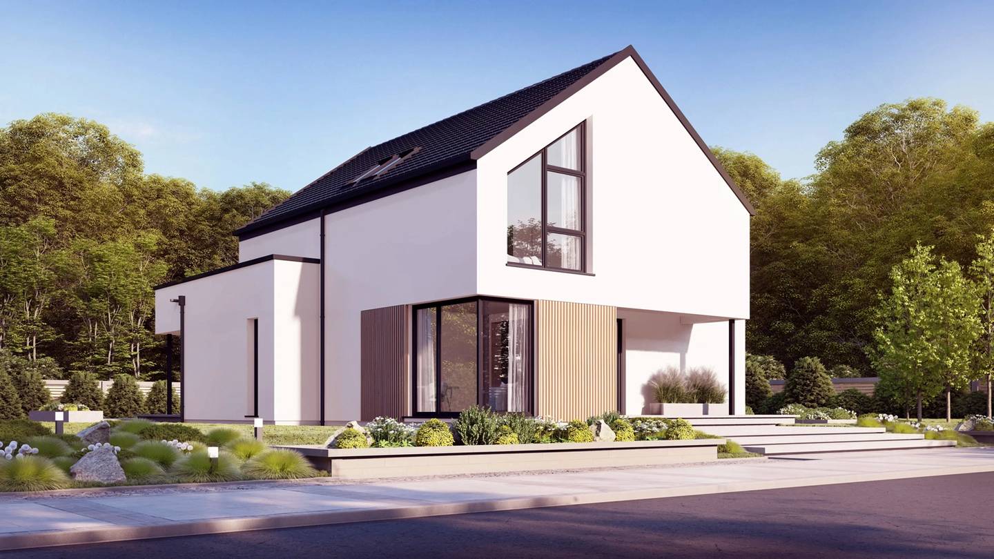 Modern bungalow building plot with castle view in Güssing