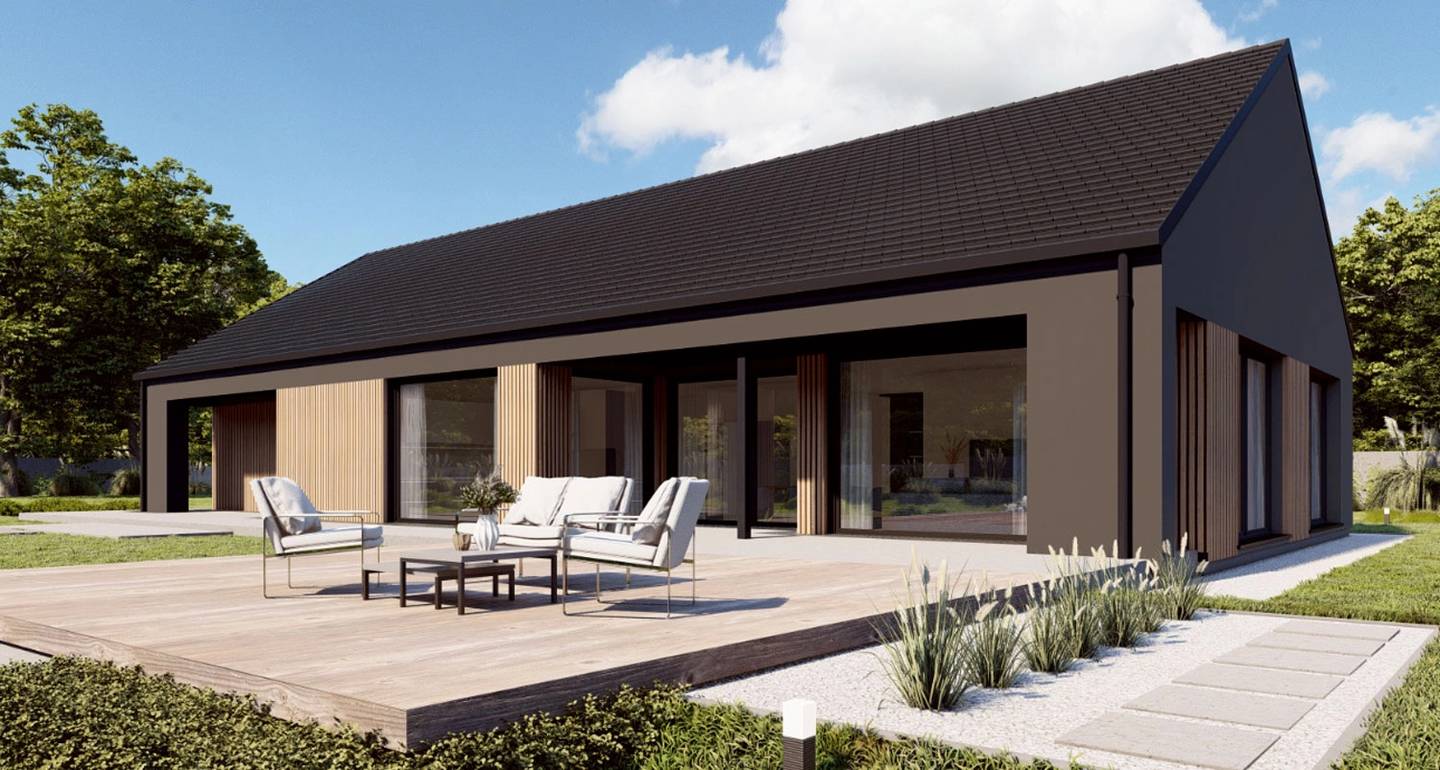 Modern bungalow building plot with castle view in Güssing