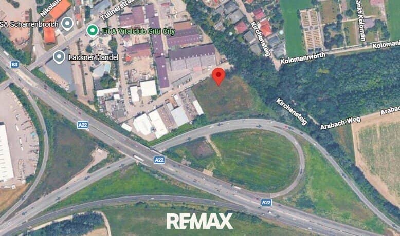 Industriegrundstück 7000 m² in Toplage Stockerau