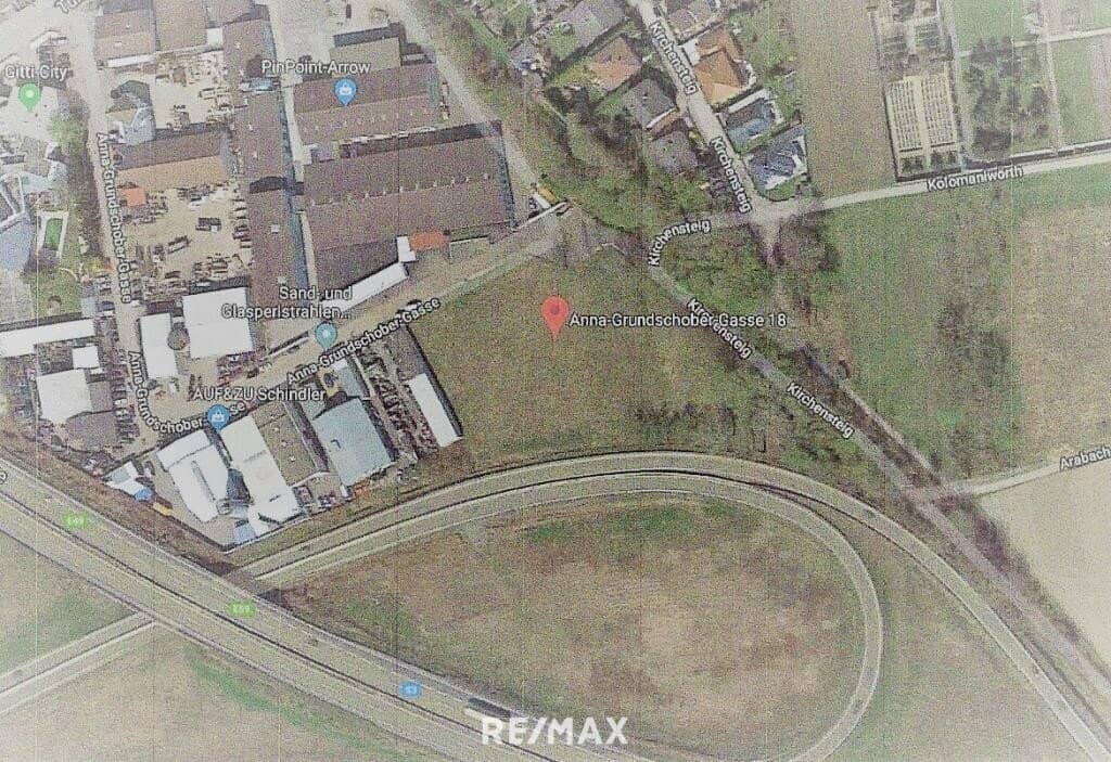 Industrial plot 7000 m² in prime location Stockerau
