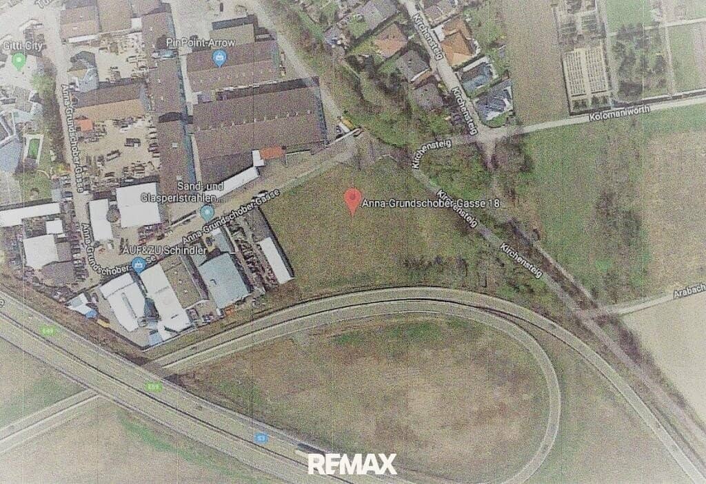Industrial plot 7000 m² in prime location Stockerau