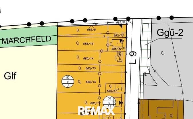 2000 m² Bauland, 50 % verbaubar, Bauklasse II in Bahnhofsnähe