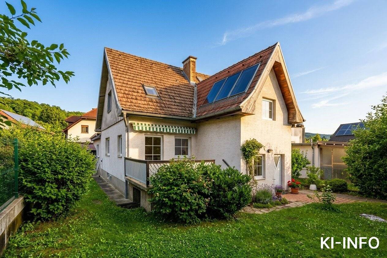 Einfamilienhaus mit Terrasse und Garten am Waldrand in Purkersdorf