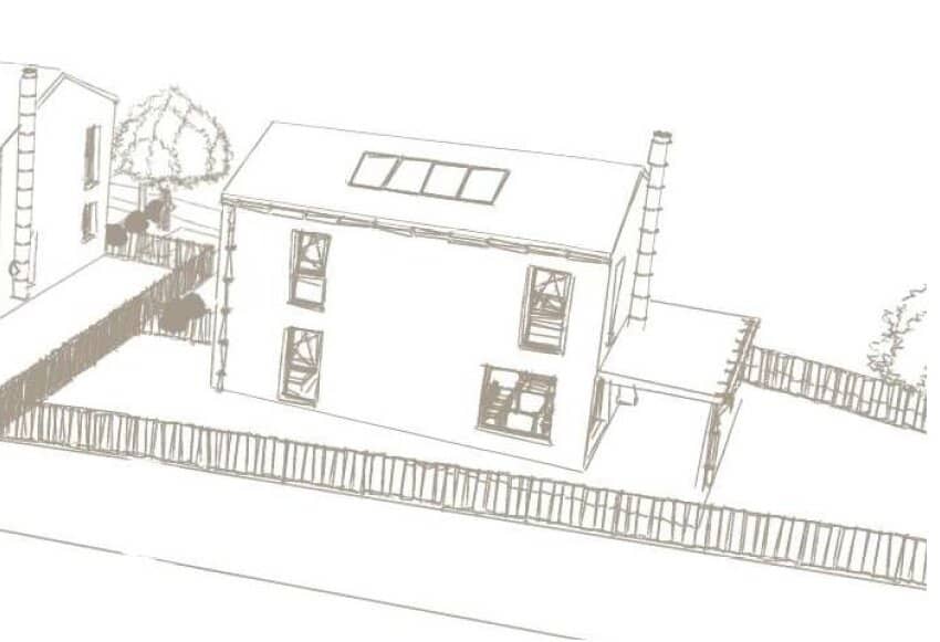 Neubau-Einfamilienhaus in Mureck mit Terrasse, Garten und zwei Carports