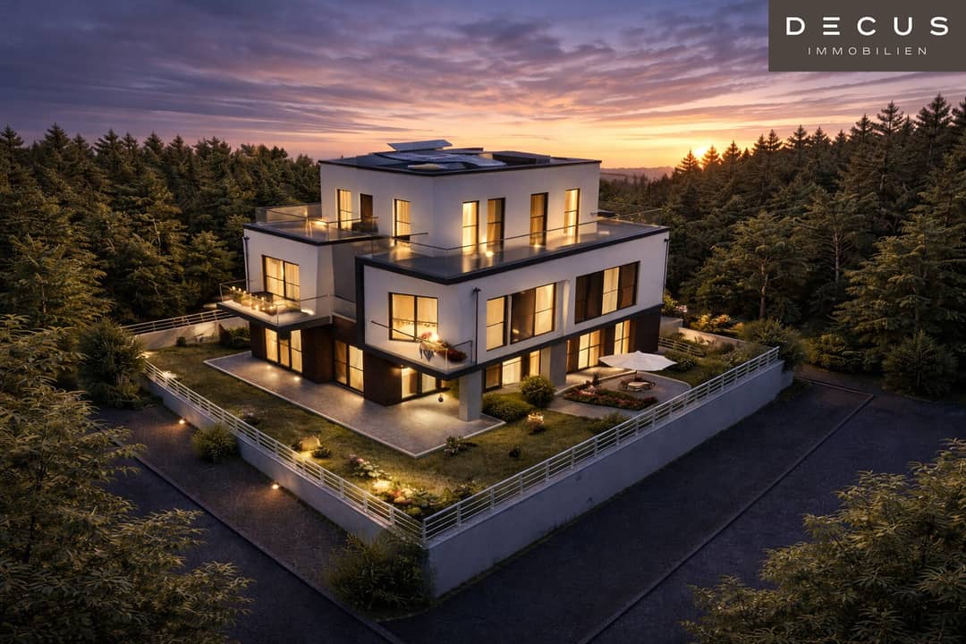 Exklusive Villa am Bartberg in Pressbaum | Panoramablick auf Wienerwaldsee