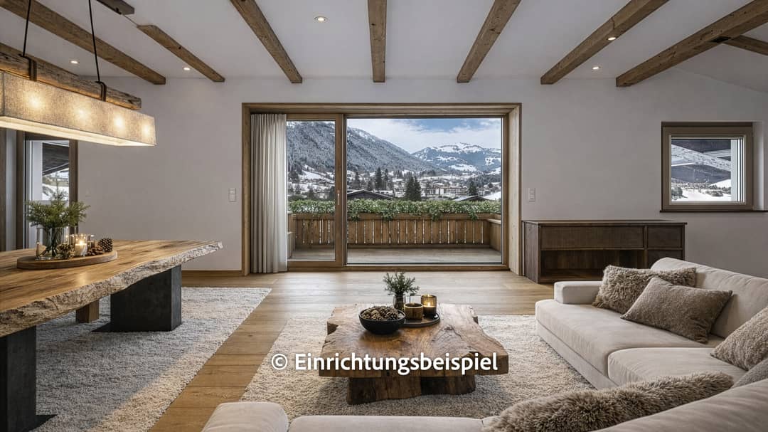 Dachgeschosswohnung im Zentrum mit Panoramaausblick